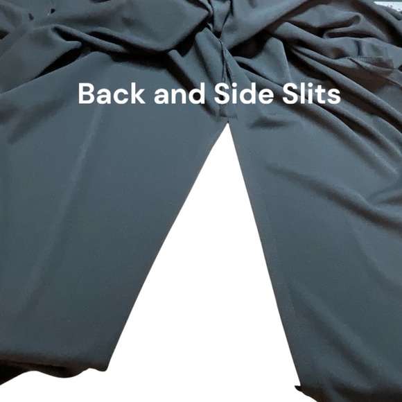 JW Black Maxi Length Shirt Dress / Long Line Blazer / Duster Sz L - Picture 7 of 10